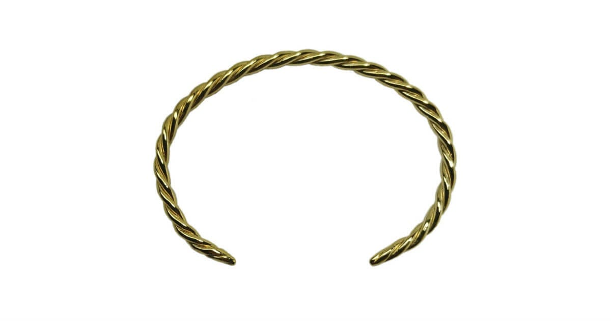 Gold bracelet, Atkinson-art, Cornwall ,England, UK