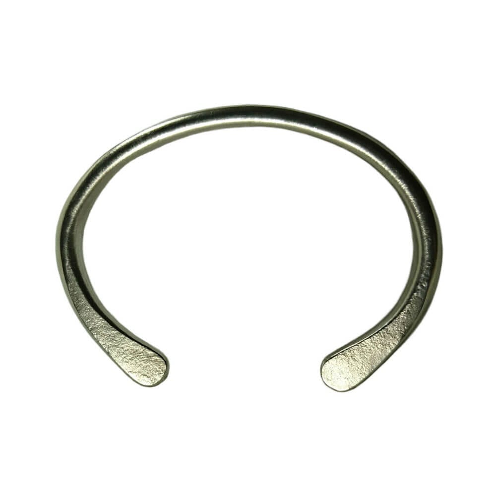 Standard Polished No: 6 - Forged Titanium bracelet by Atkinson Art.