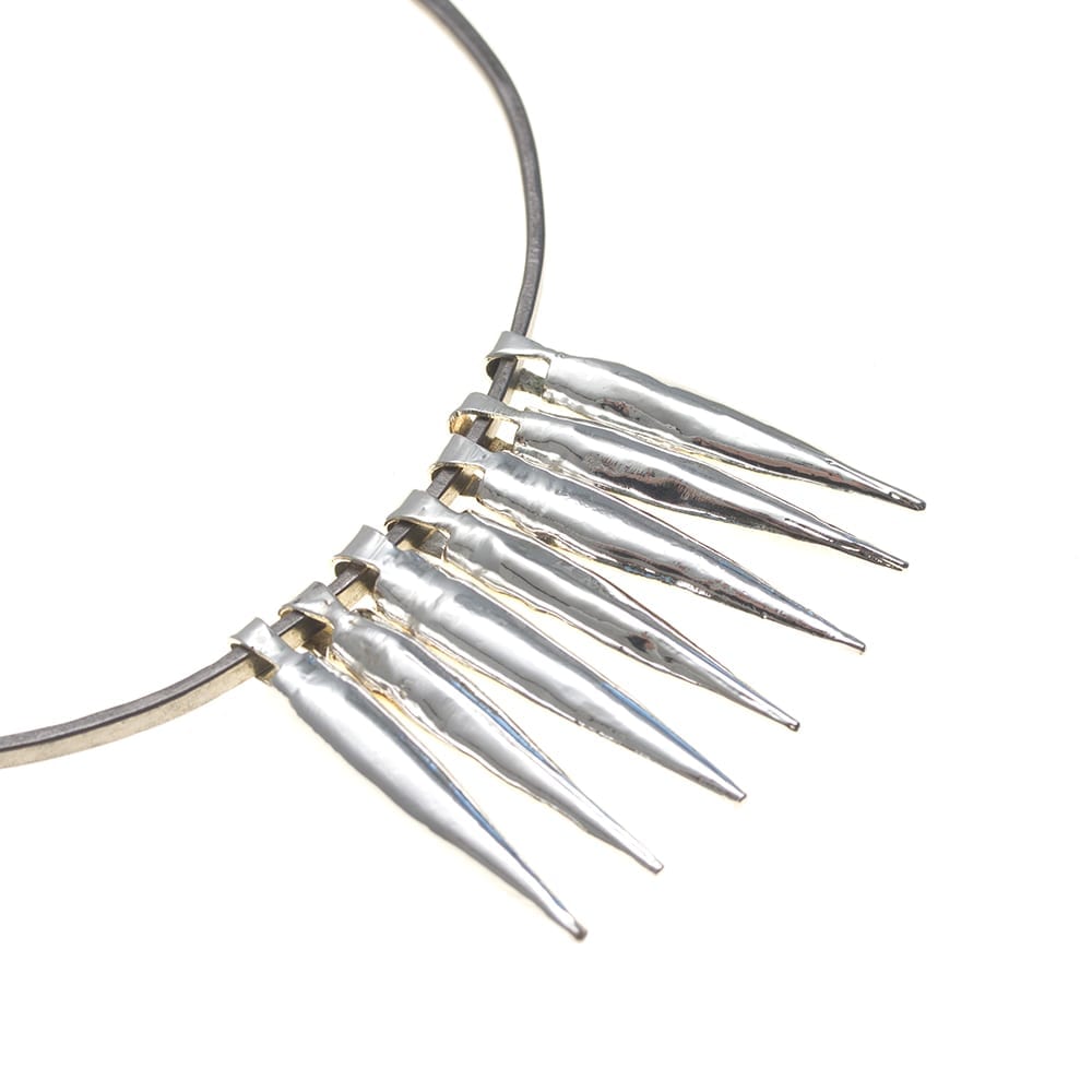 Bullet Silver 7 on Pure Titanium No:3 Choker by Atkinson-art, Cornwall, England , UK