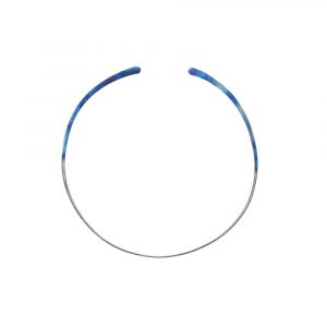 Collar No:2 Pure Titanium Super Electric Blue by Atkinson-art, Cornwall, England, UK