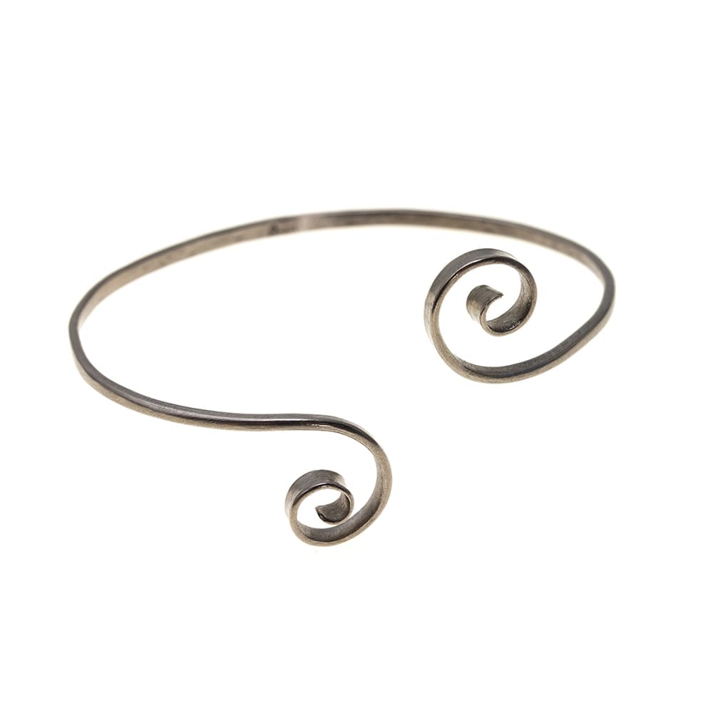 Swirl Forged Titanium Bracelet by Atkinson-art, Cornwall, England, UK