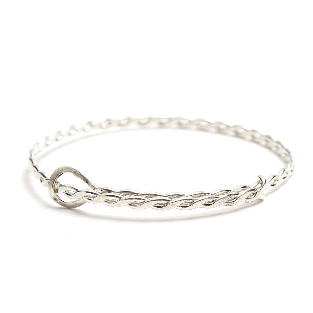 Sterling Silver Adjustable Bracelet - handmade in Cornwall by Atkinson-art.co.uk