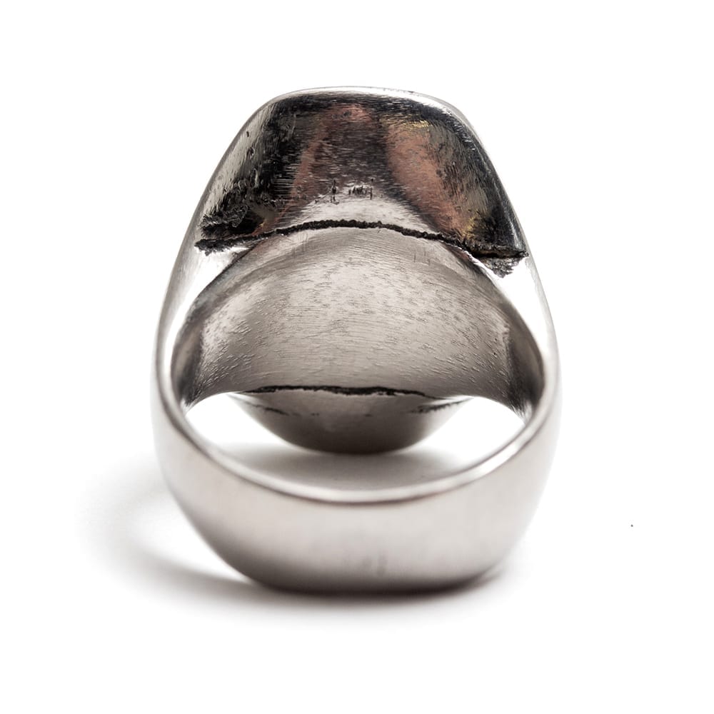 Titanium Skull Ring - seamless and endless jewellery handmade in Cornwall by Atkinson-art.co.uk